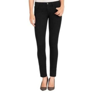 J Brand Black Jett Low Rise Skinny Jeans 26